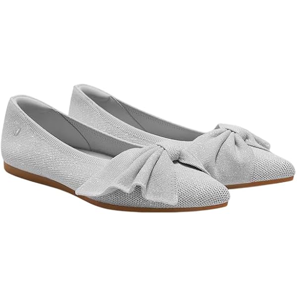 VIVAIA TIANAサイズ39 Amazon.com | VIVAIA Tiana Almond-Toe Bow Flats Shoes for